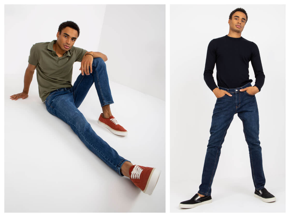 Modne jeansy męskie hurtownia odzieży online