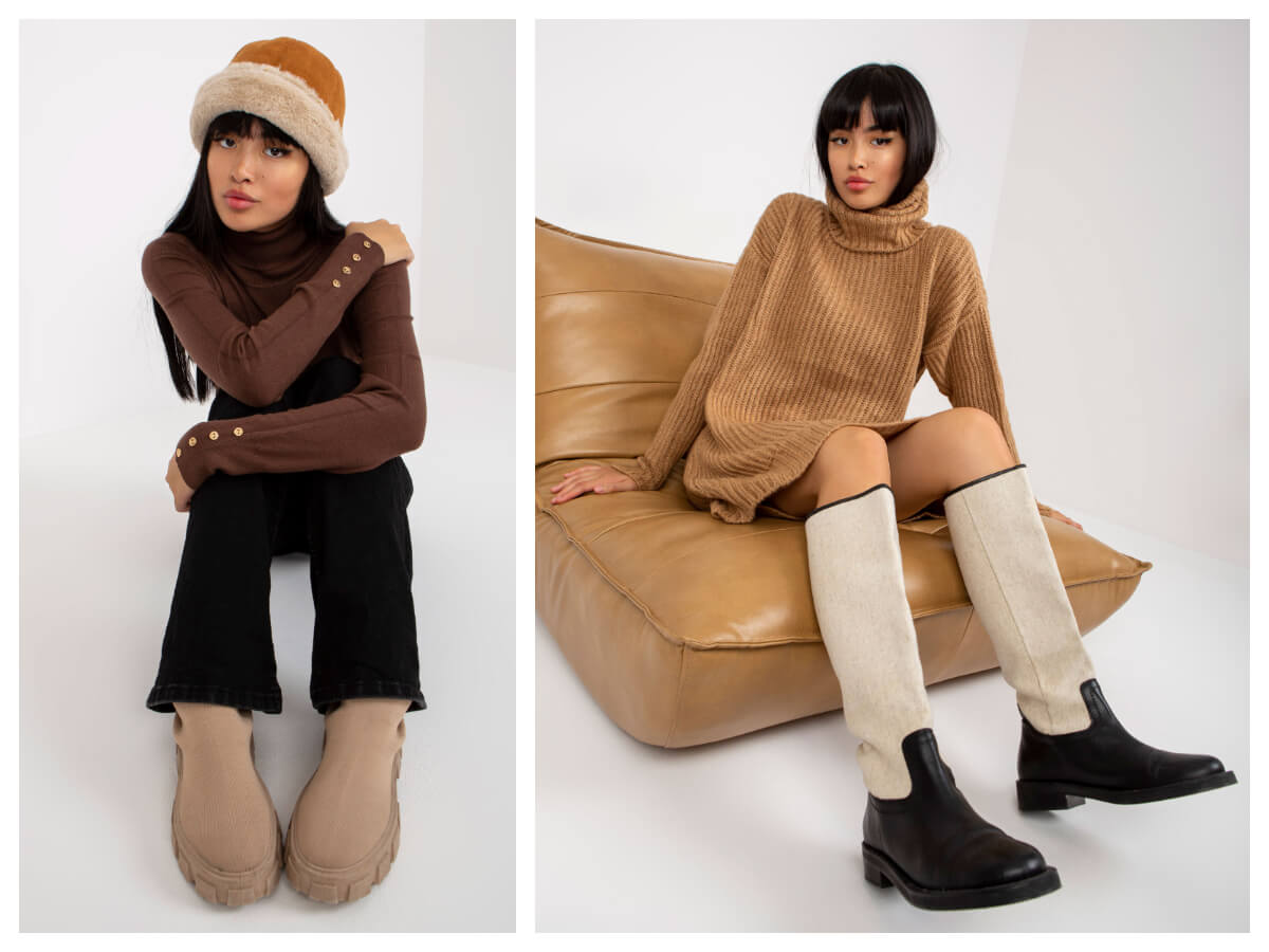 Jesienna kolekcja w hurtowni odzieży damskiej - zerknij na swetry z golfem